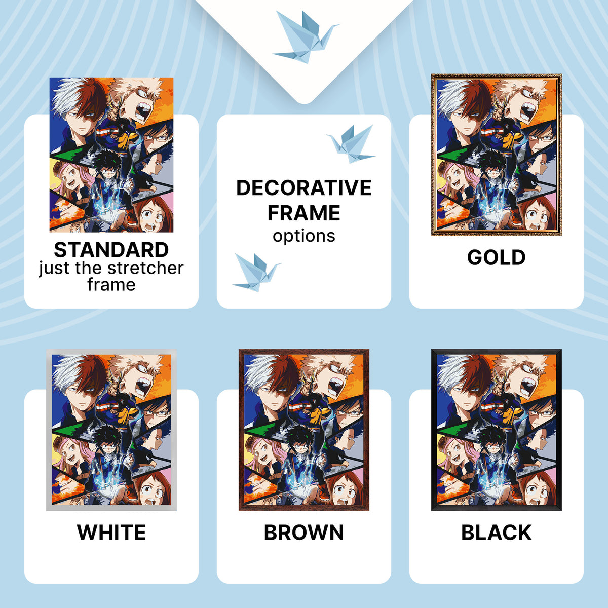 Pictură pe numere pe șasiu 40×50 cm – My Hero Academia – Anime – LW 31290