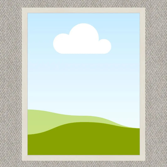 Ramă din baghetă pentru tablou 40×50 cm – albă