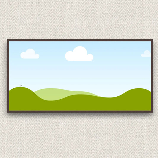 Ramă din baghetă pentru tablou 40×80 cm – maro