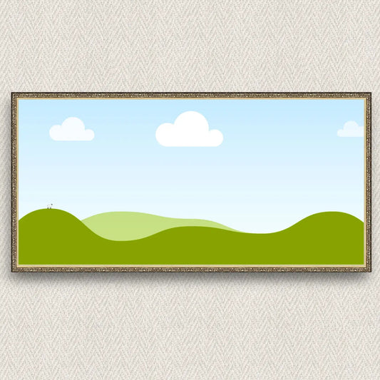Ramă din baghetă pentru tablou 40×80 cm – aurie