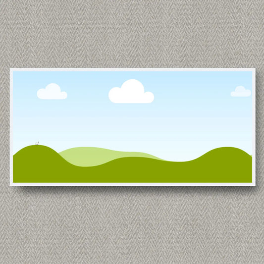 Ramă din baghetă pentru tablou 40×80 cm – albă