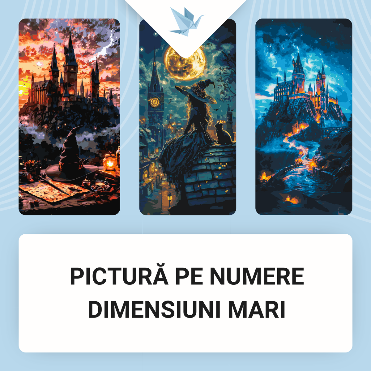 Pictură pe numere, Dimensiuni mari
