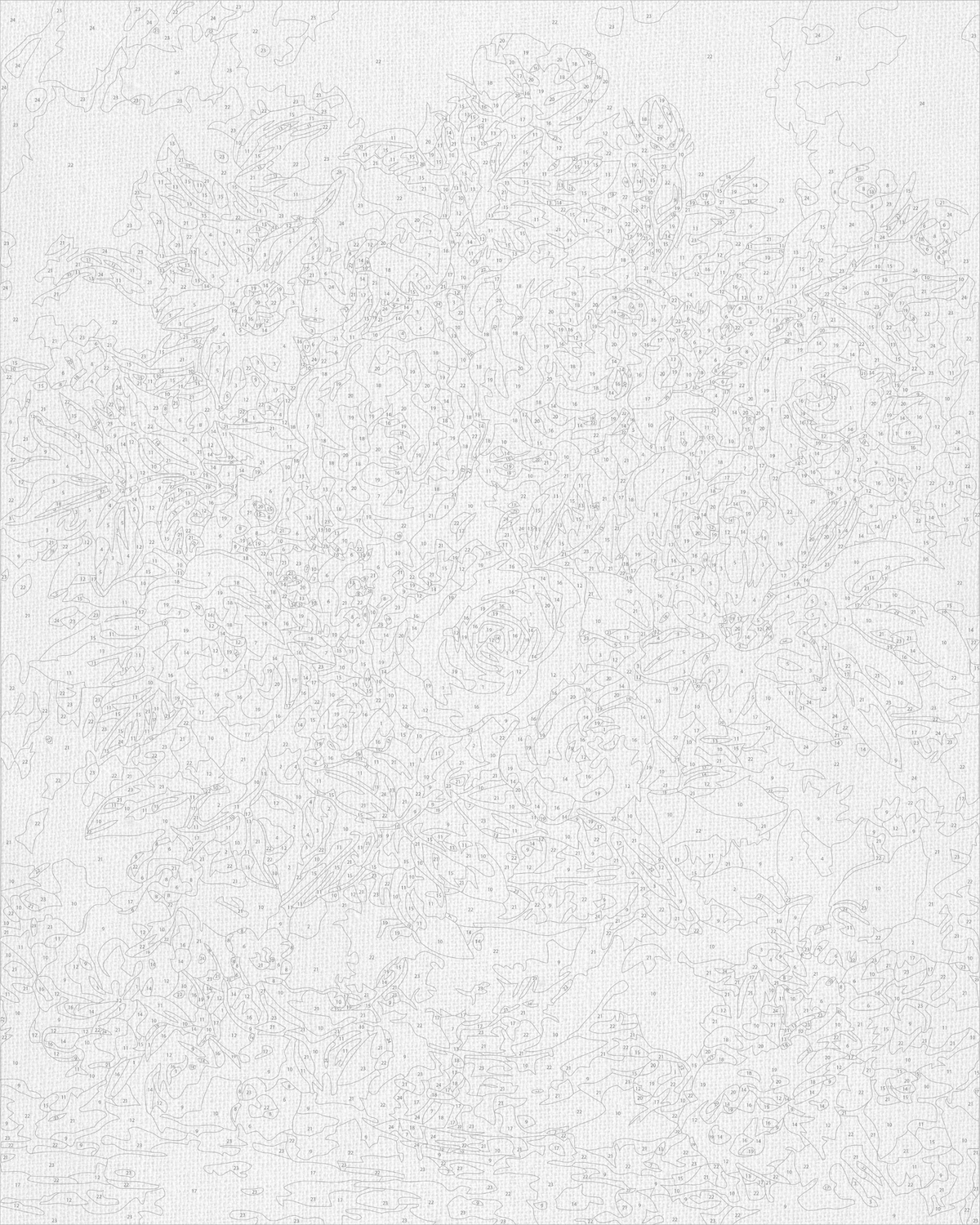 Pictură pe numere pe șasiu 40×50 cm – Buchet de trandafiri în vază – Flori – LW 1107