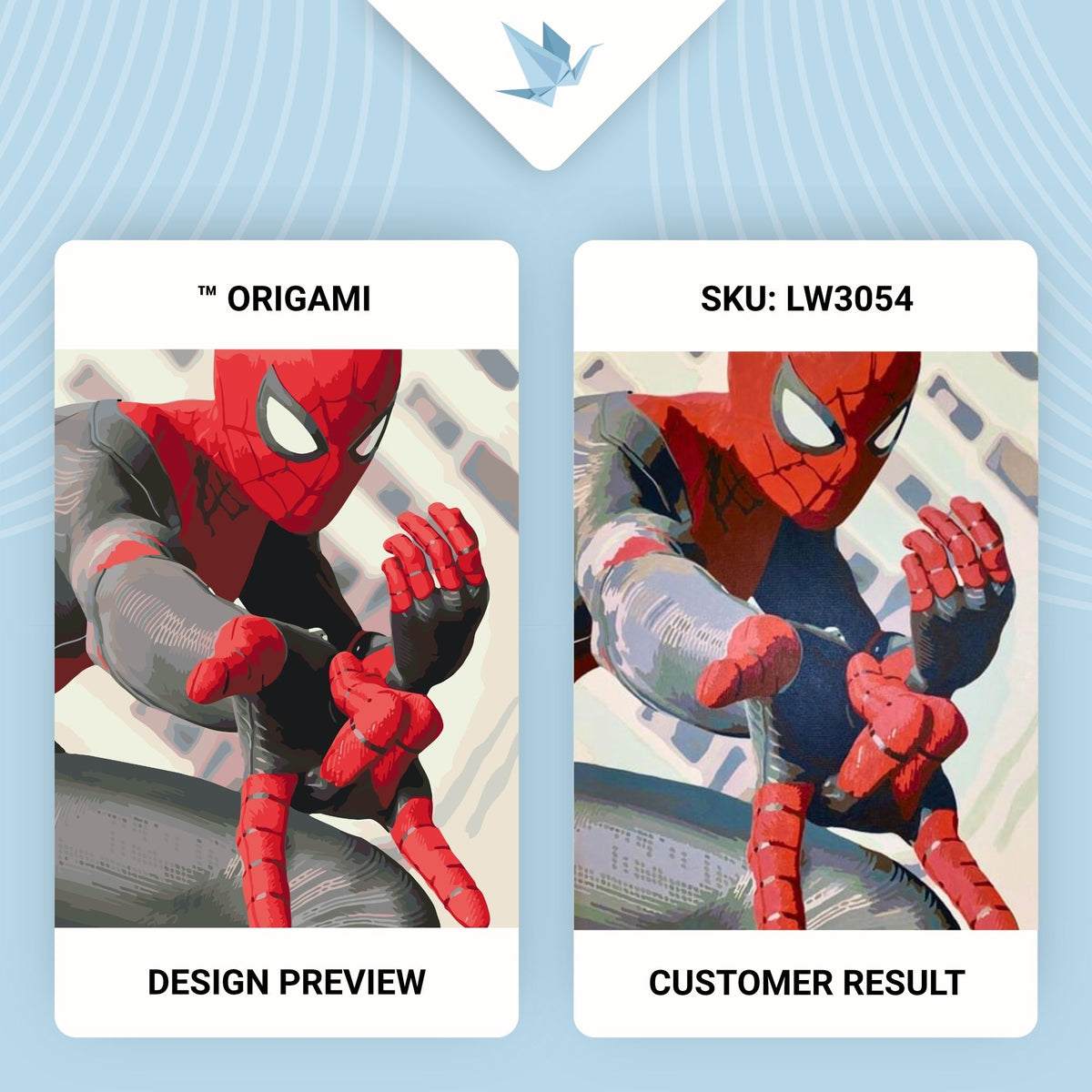Pictură pe numere pe șasiu 40×50 cm – Spider-Man – Eroi de film – LW 3054