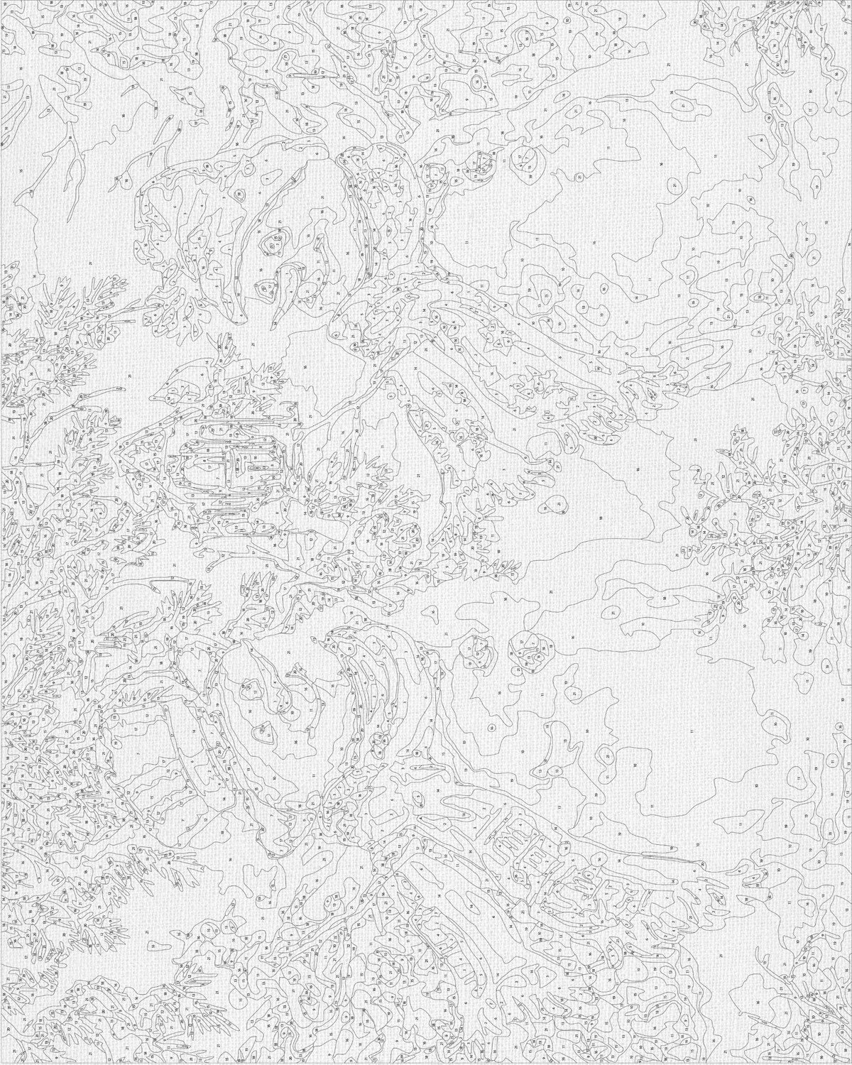 Pictură pe numere pe șasiu 40×50 cm – Oameni de zăpadă veseli – Iarnă/Crăciun/Peisaj – LW 3070