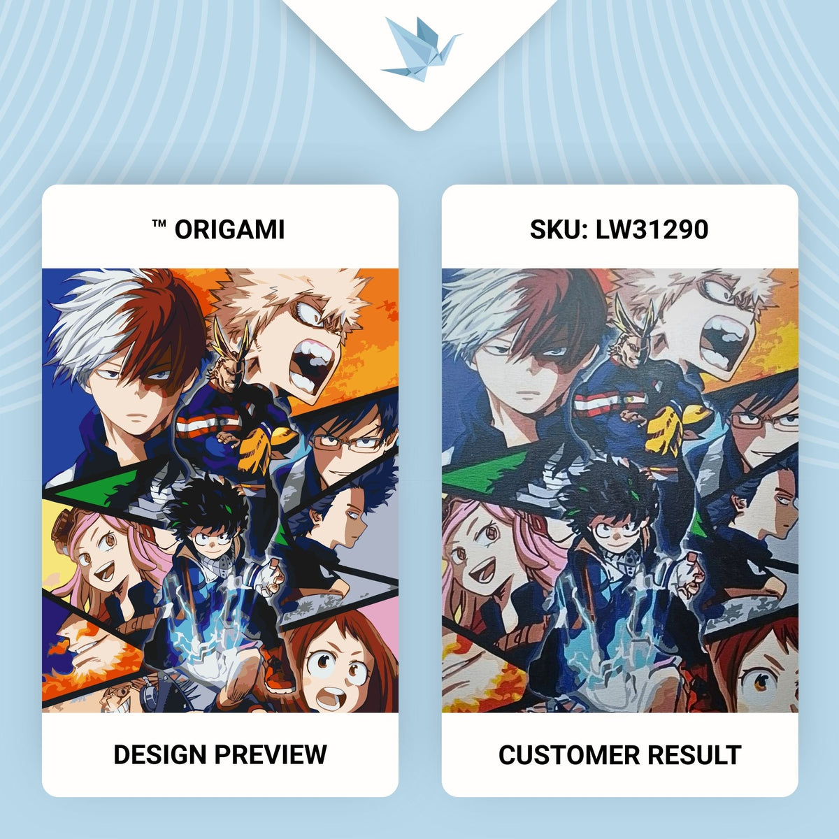 Pictură pe numere pe șasiu 40×50 cm – My Hero Academia – Anime – LW 31290
