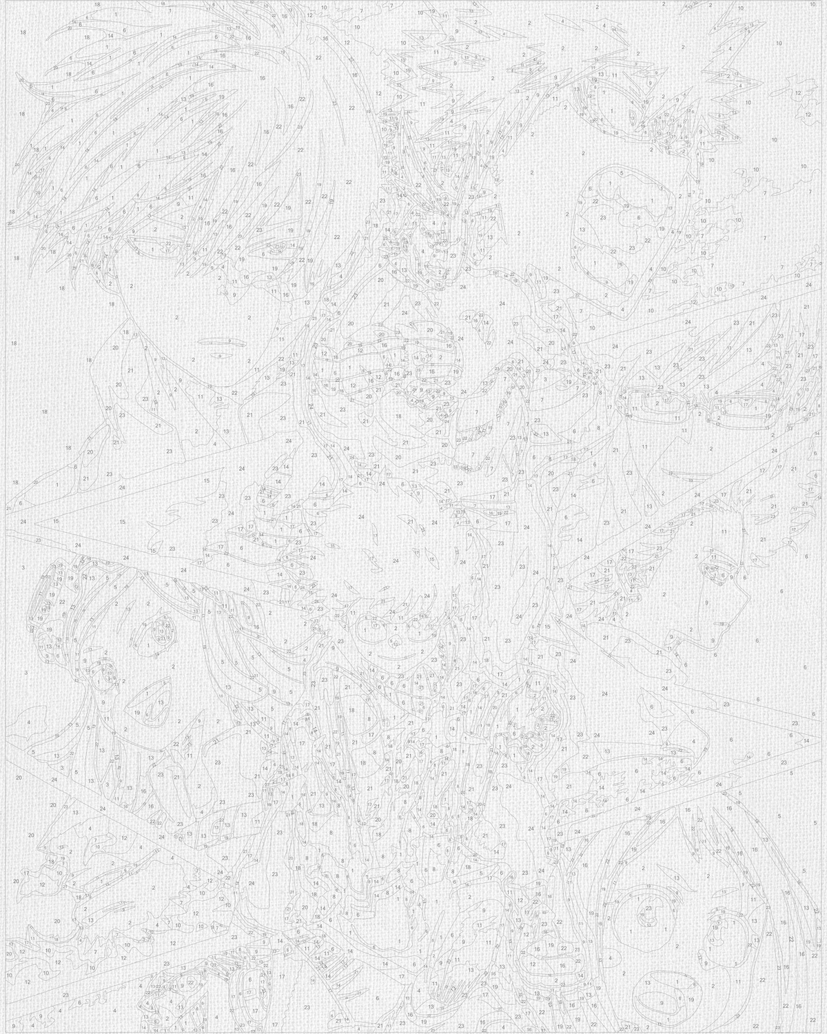 Pictură pe numere pe șasiu 40×50 cm – My Hero Academia – Anime – LW 31290