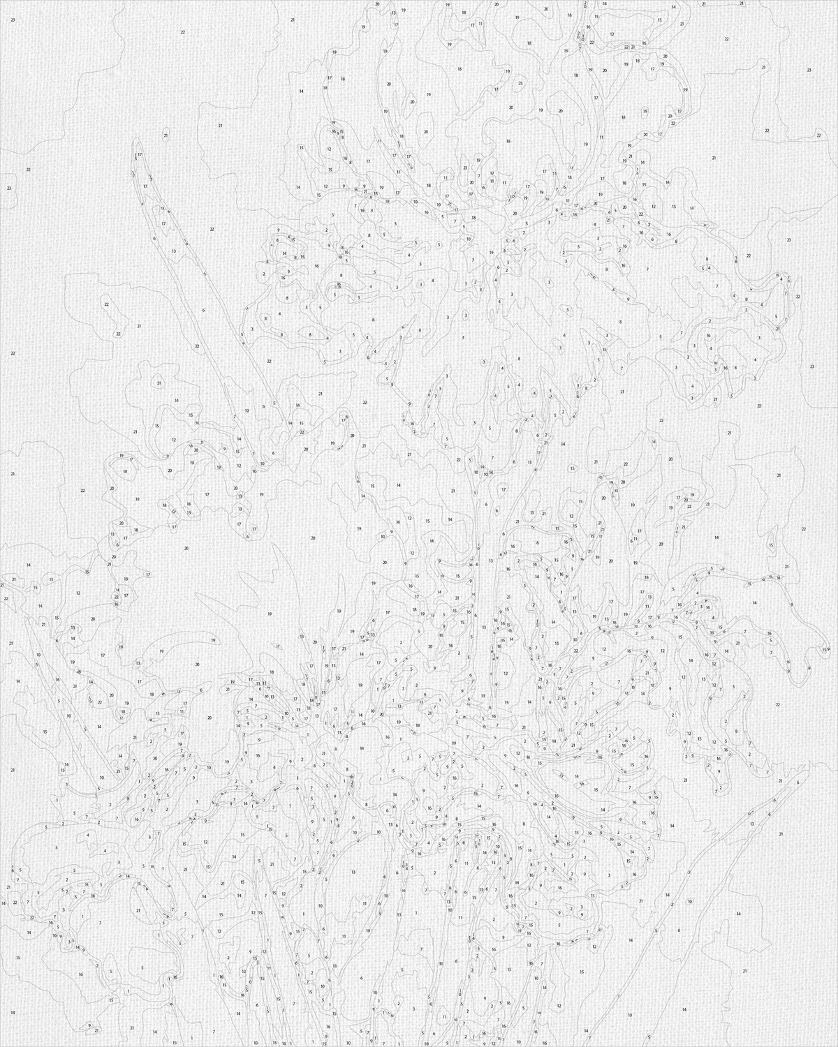 Pictură pe numere pe șasiu 40×50 cm – Iriși de lux – Flori – LW 32040