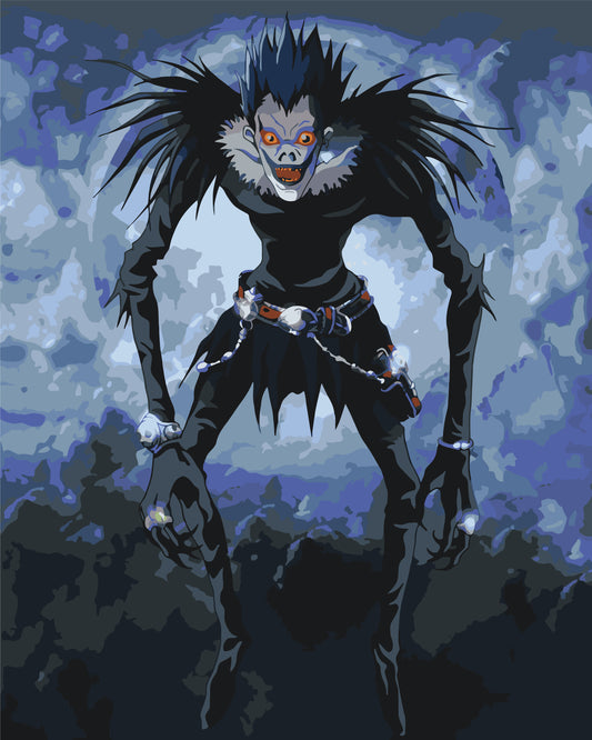 Pictură pe numere – Ryuk (Death Note)
