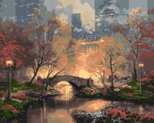 Pictură pe numere – Central Park din New York