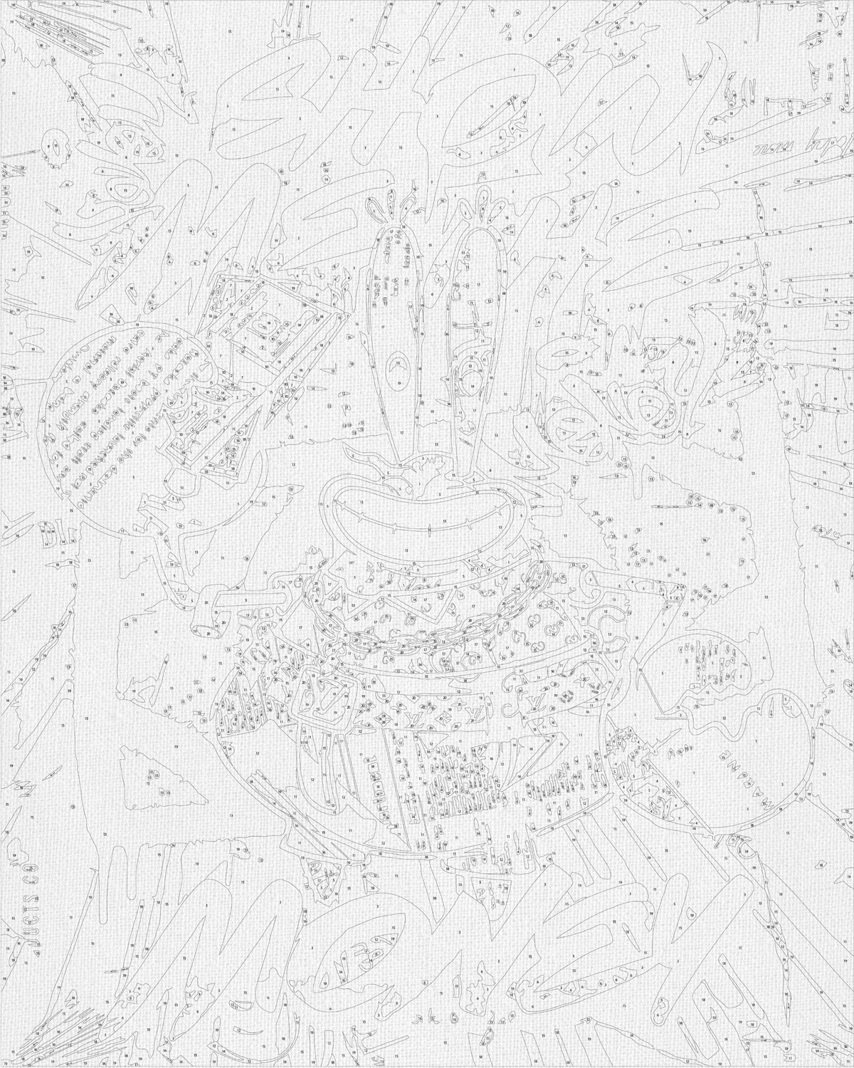 Pictură pe numere pe șasiu 40×50 cm – Domnul Krabs – SpongeBob – Eroi de film – LW 3285