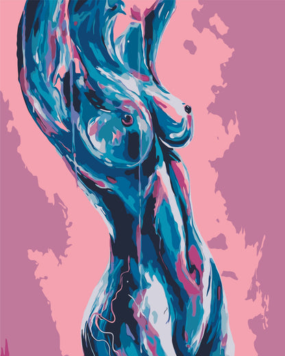 Pictură pe numere pe șasiu 40×50 cm – Corp feminin 18+ – Oameni – LW 3403