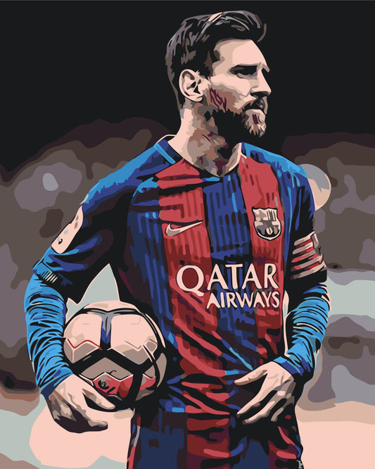 Pictură pe numere – Lionel Messi