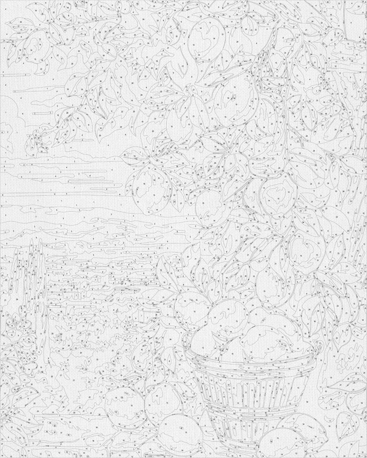 Pictură pe numere pe șasiu 40×50 cm – Lămâiul – Peisaj/Natură statică – LW 3490