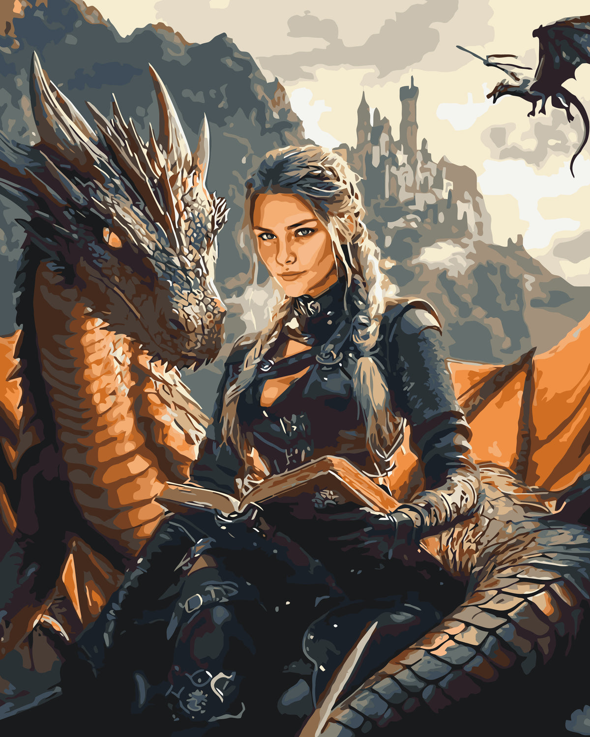 Pictură pe numere – Fourth Wing: aleasa dragonului
