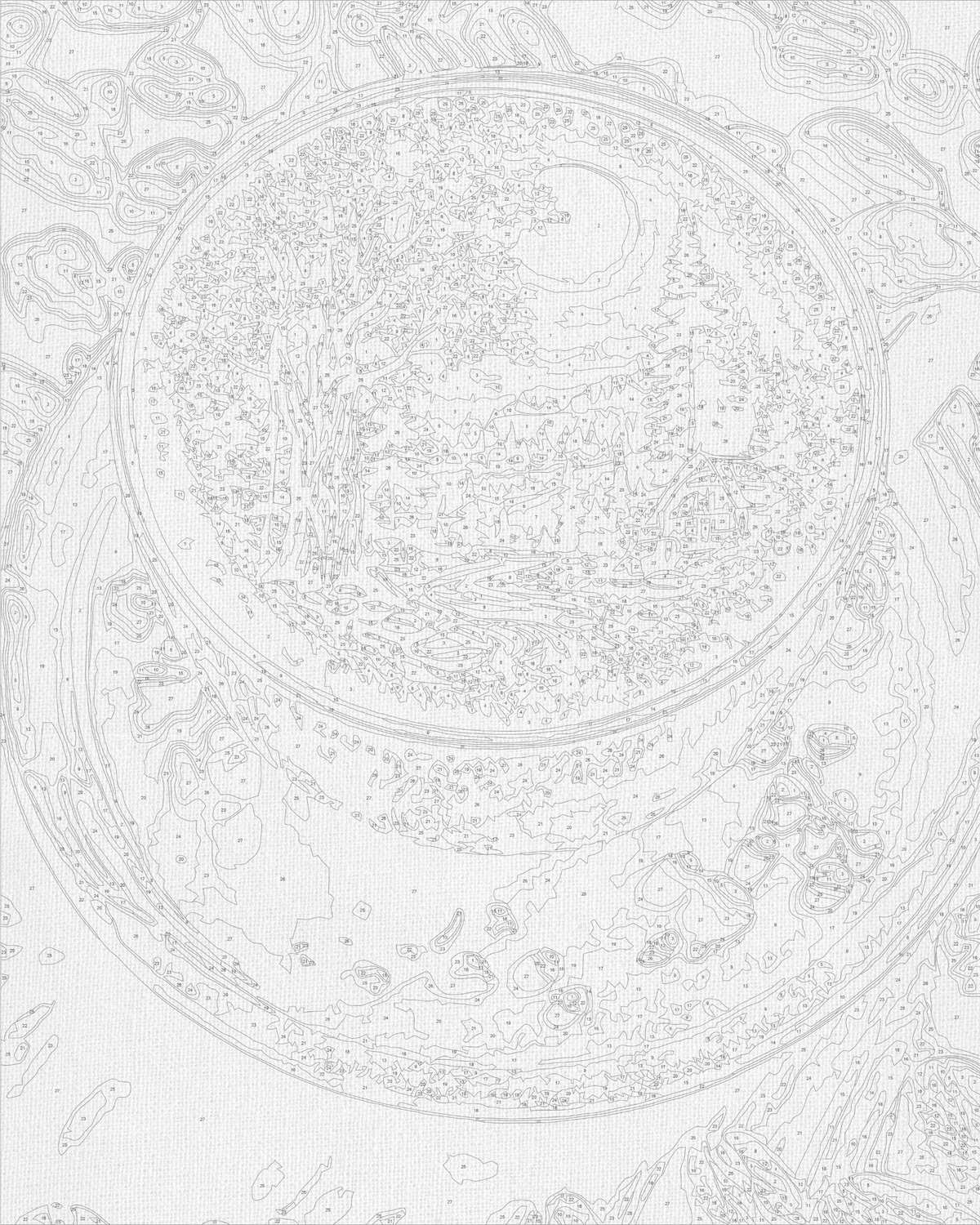 Pictură pe numere pe șasiu 40×50 cm – Cafea cu aromă de pădure – Natură statică – LW 3541