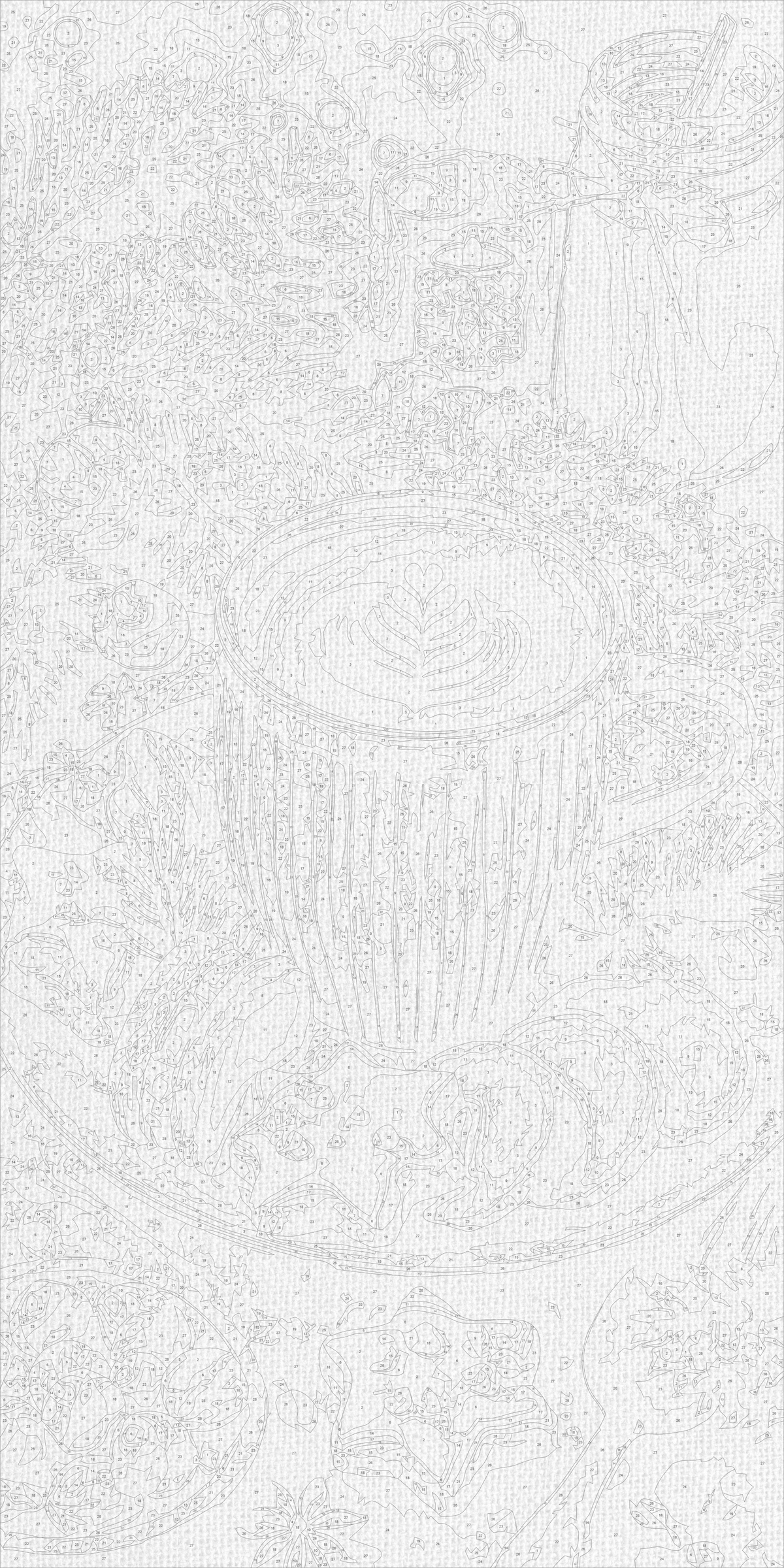 Pictură pe numere pe șasiu 40×80 cm – Cafea de Crăciun – Natură statică/Iarnă/Crăciun – LW 5101-01