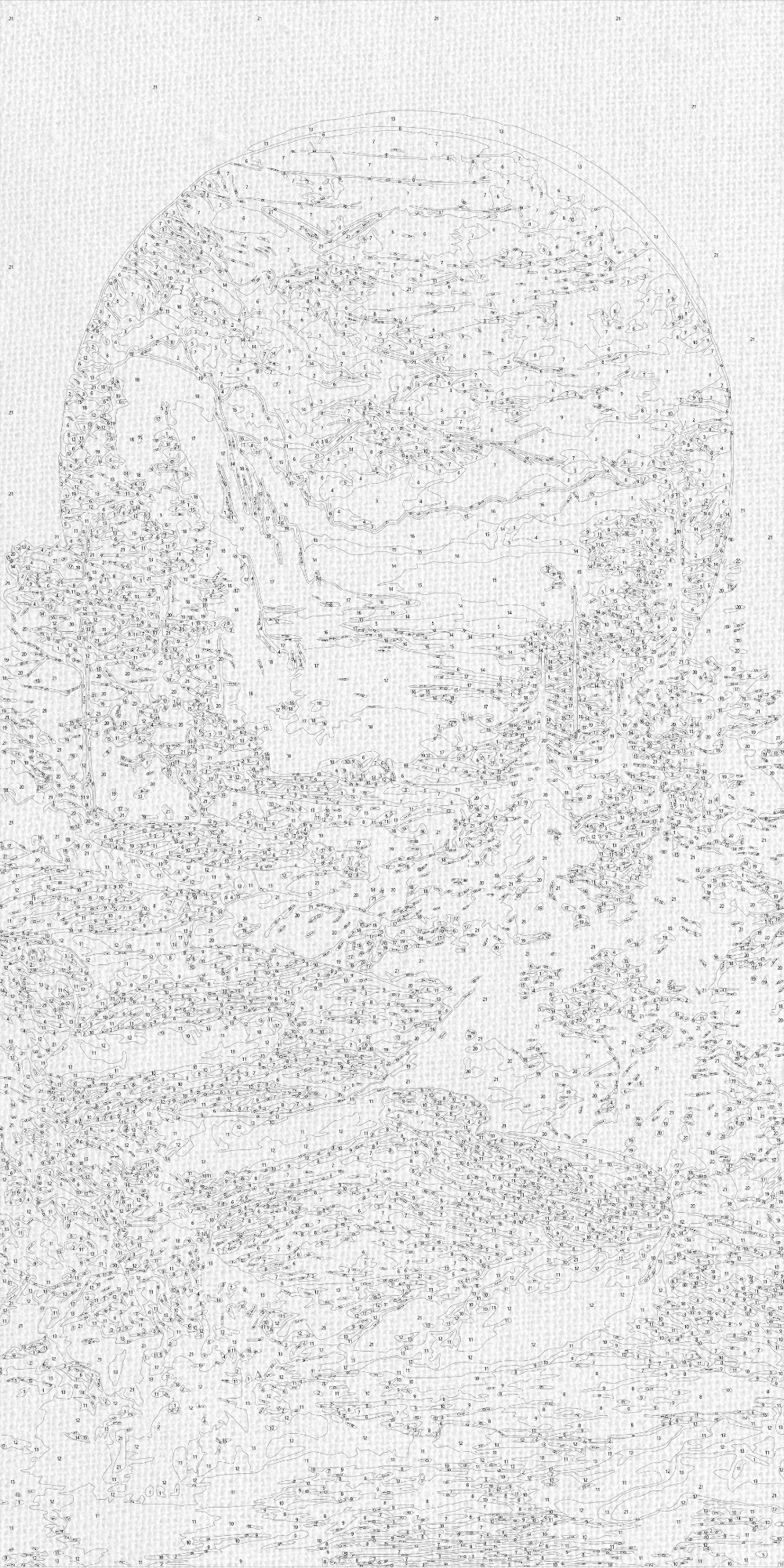 Pictură pe numere pe șasiu 40×80 cm – Drumul spre zori cu culori metalice – Peisaj – LW 5120