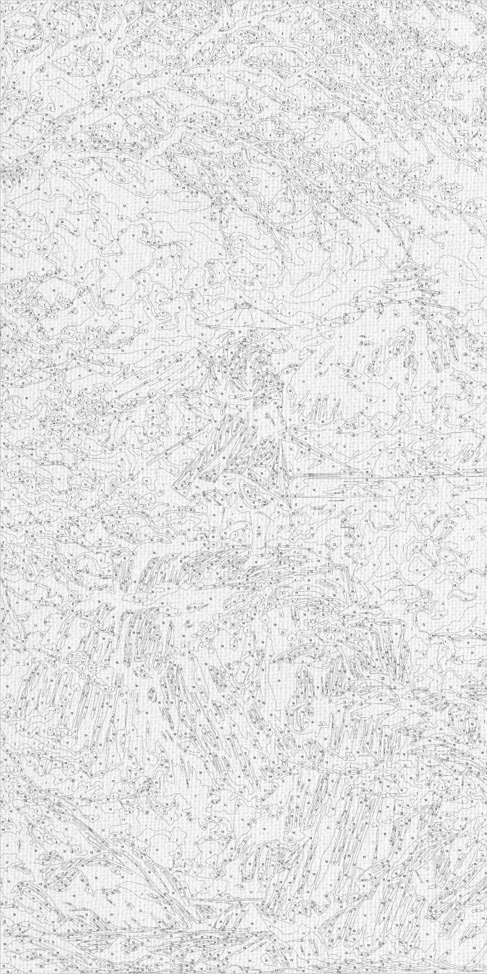 Pictură pe numere pe șasiu 40×80 cm – Calea samuraiului – Peisaj/Oameni – LW 5134
