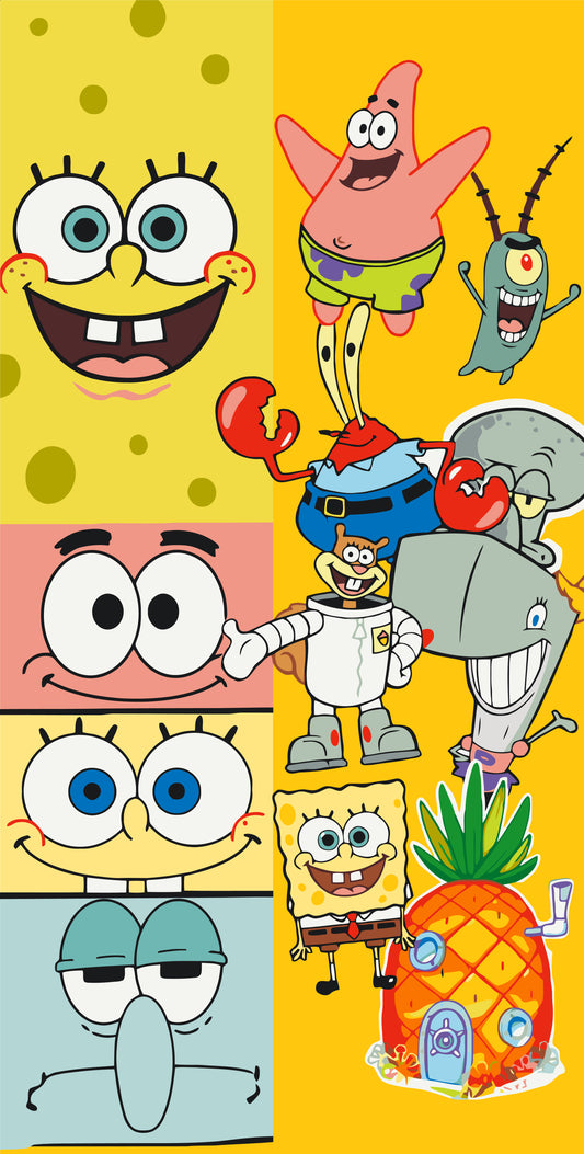 Pictură pe numere – SpongeBob și prietenii