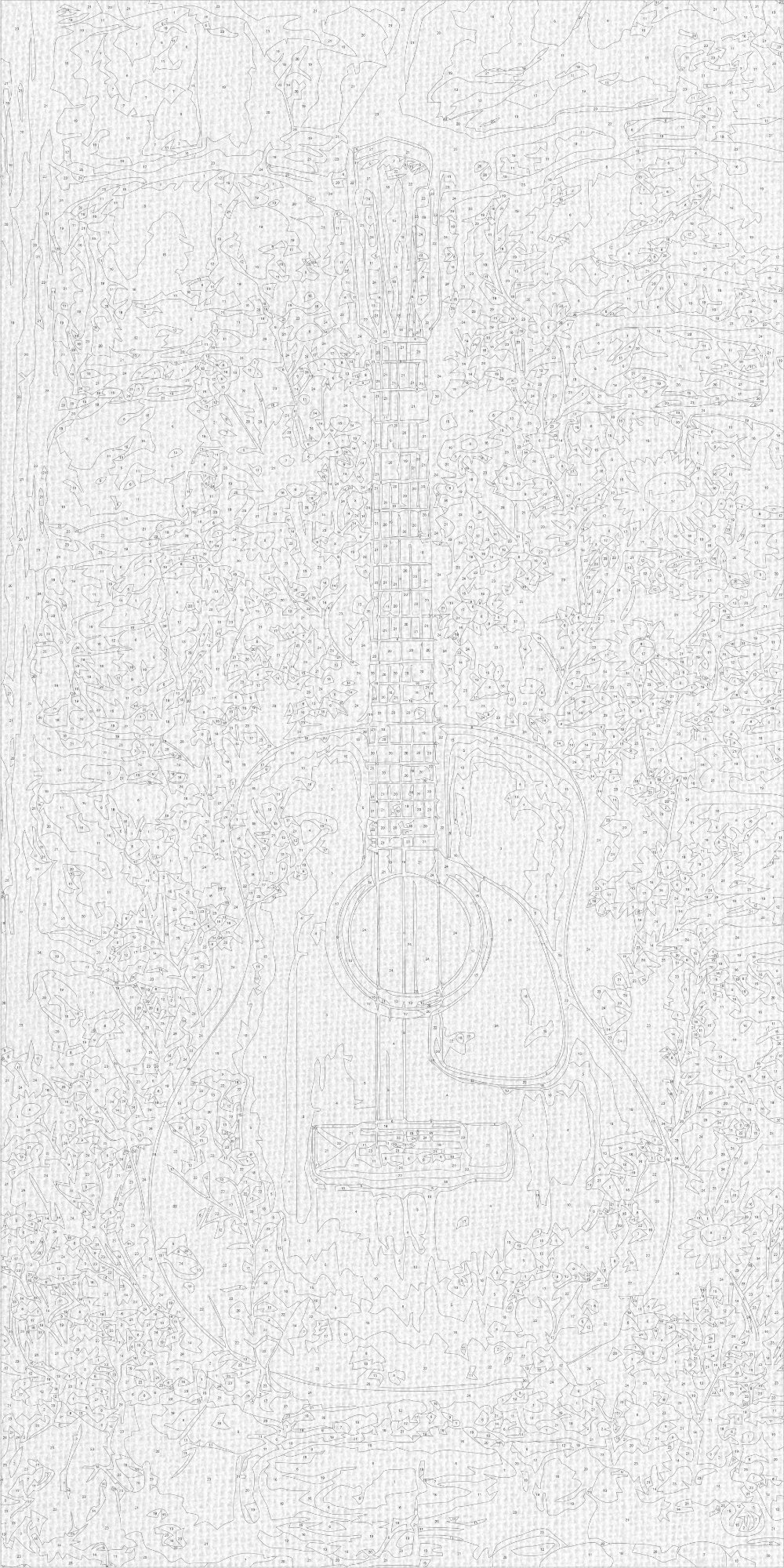 Pictură pe numere pe șasiu 40×80 cm – Melodia verii – Peisaj – LW 5153