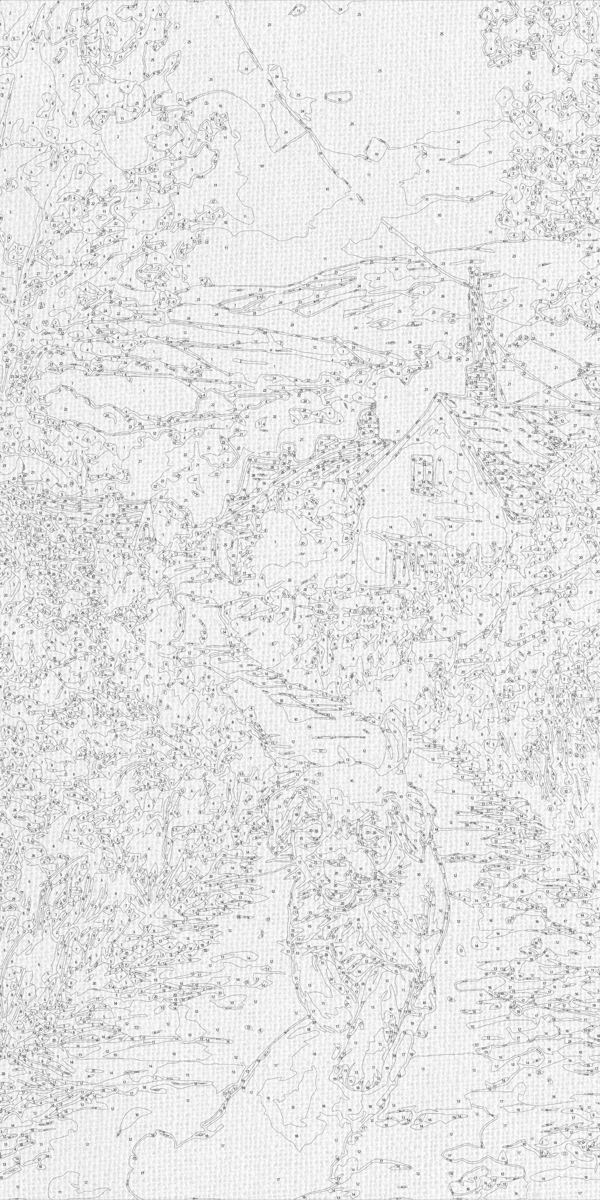 Pictură pe numere pe șasiu 40×80 cm – Cățel fericit – Peisaj/Animale – LW 5165
