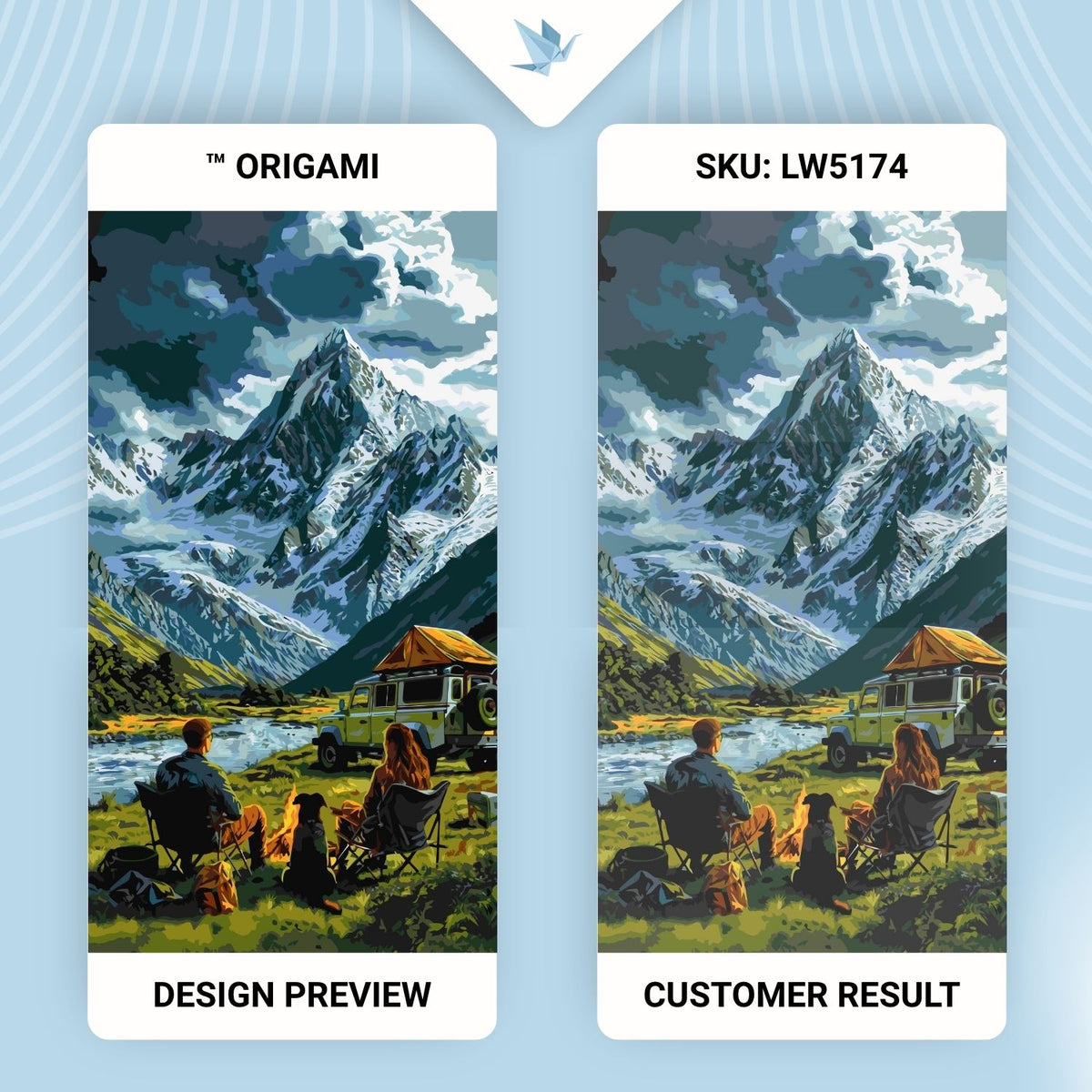 Pictură pe numere pe șasiu 40×80 cm – Drumul spre vis – Peisaj/Oameni – LW 5174