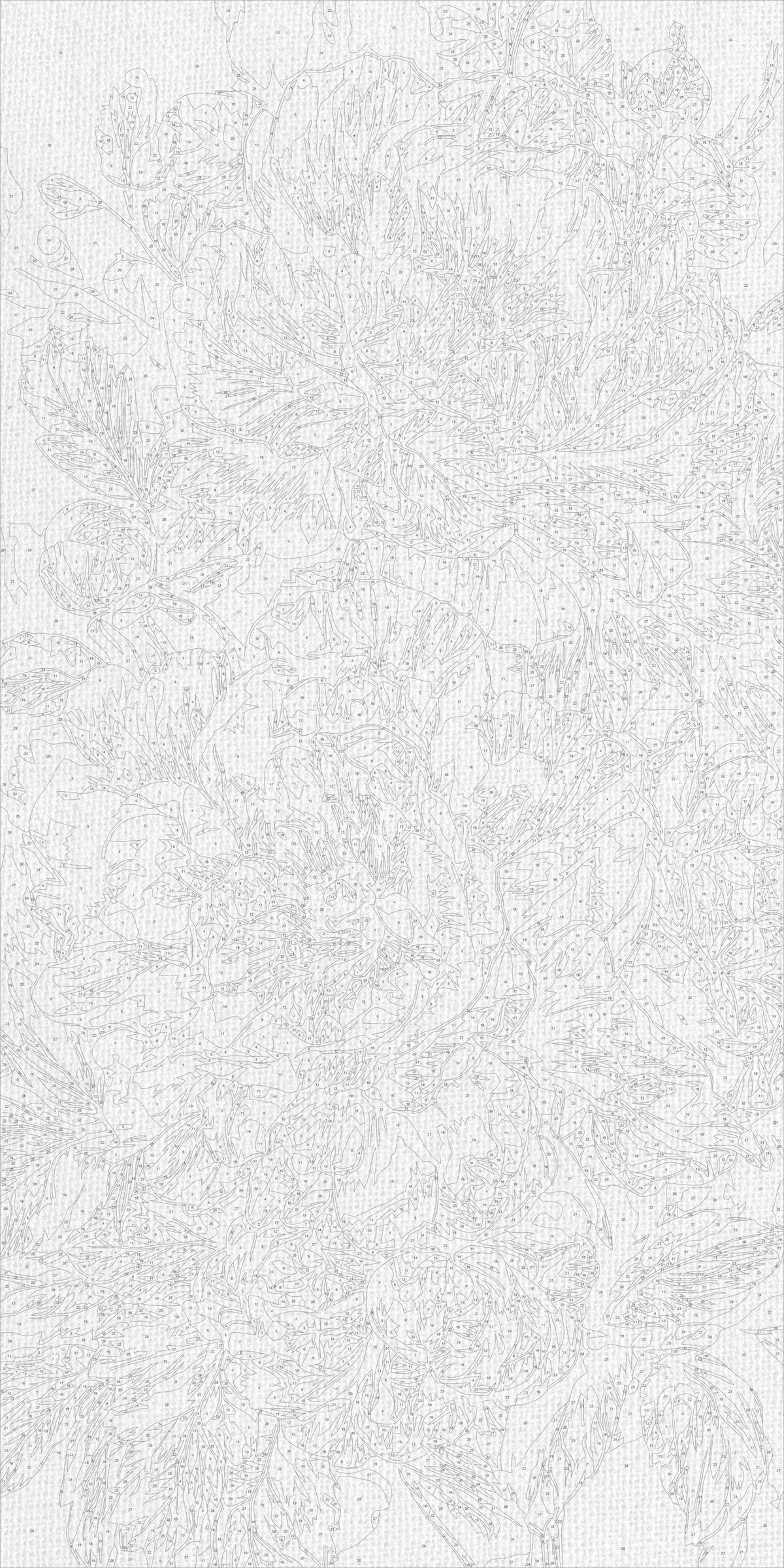 Pictură pe numere pe șasiu 40×80 cm – Bujori perlați cu culori metalice – Flori – LW 5193
