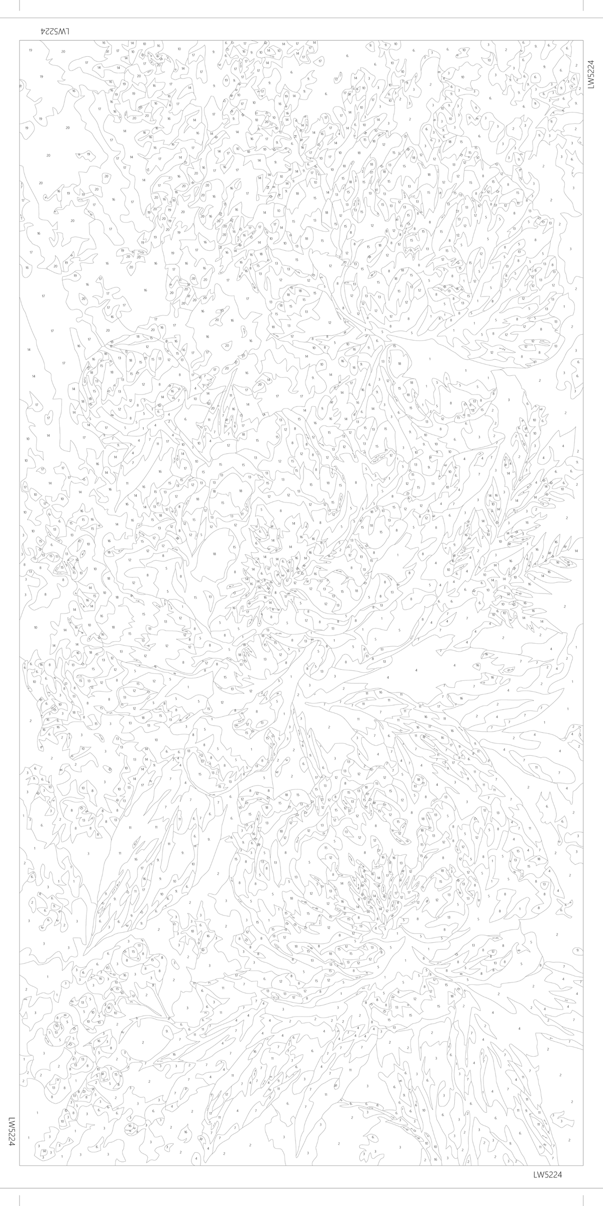 Pictură pe numere pe șasiu 40×80 cm – Bujori luminoși cu culori metalice – Flori – LW 5224
