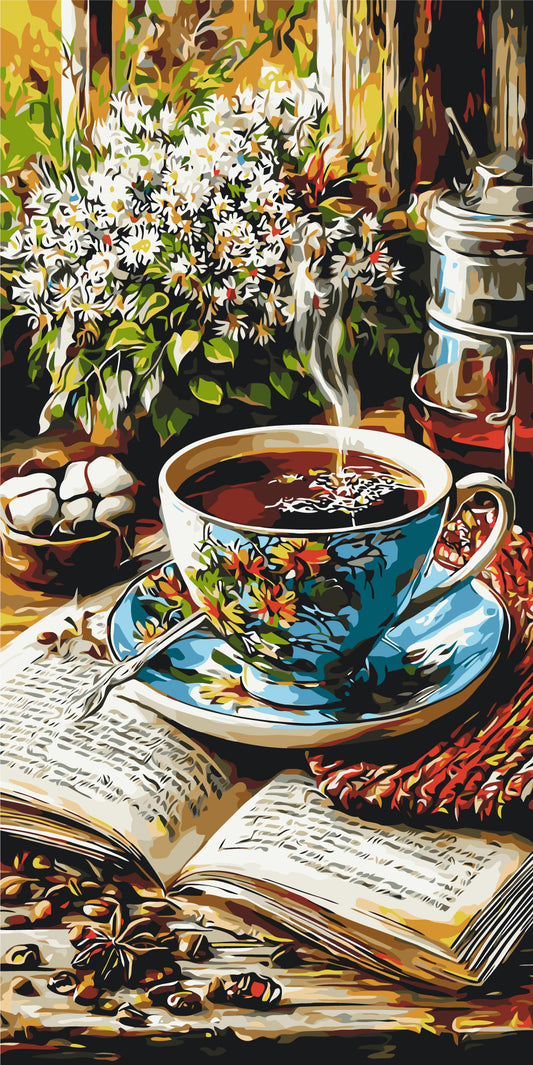 Pictură pe numere – povești la o ceașcă de cafea