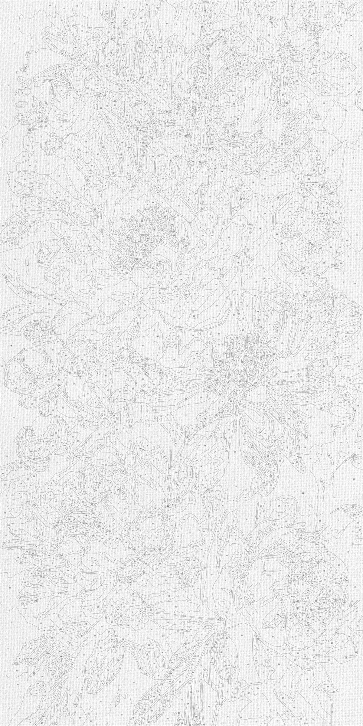 Pictură pe numere pe șasiu 40×80 cm – Buchet maiestuos de bujori – Flori – LW 5250