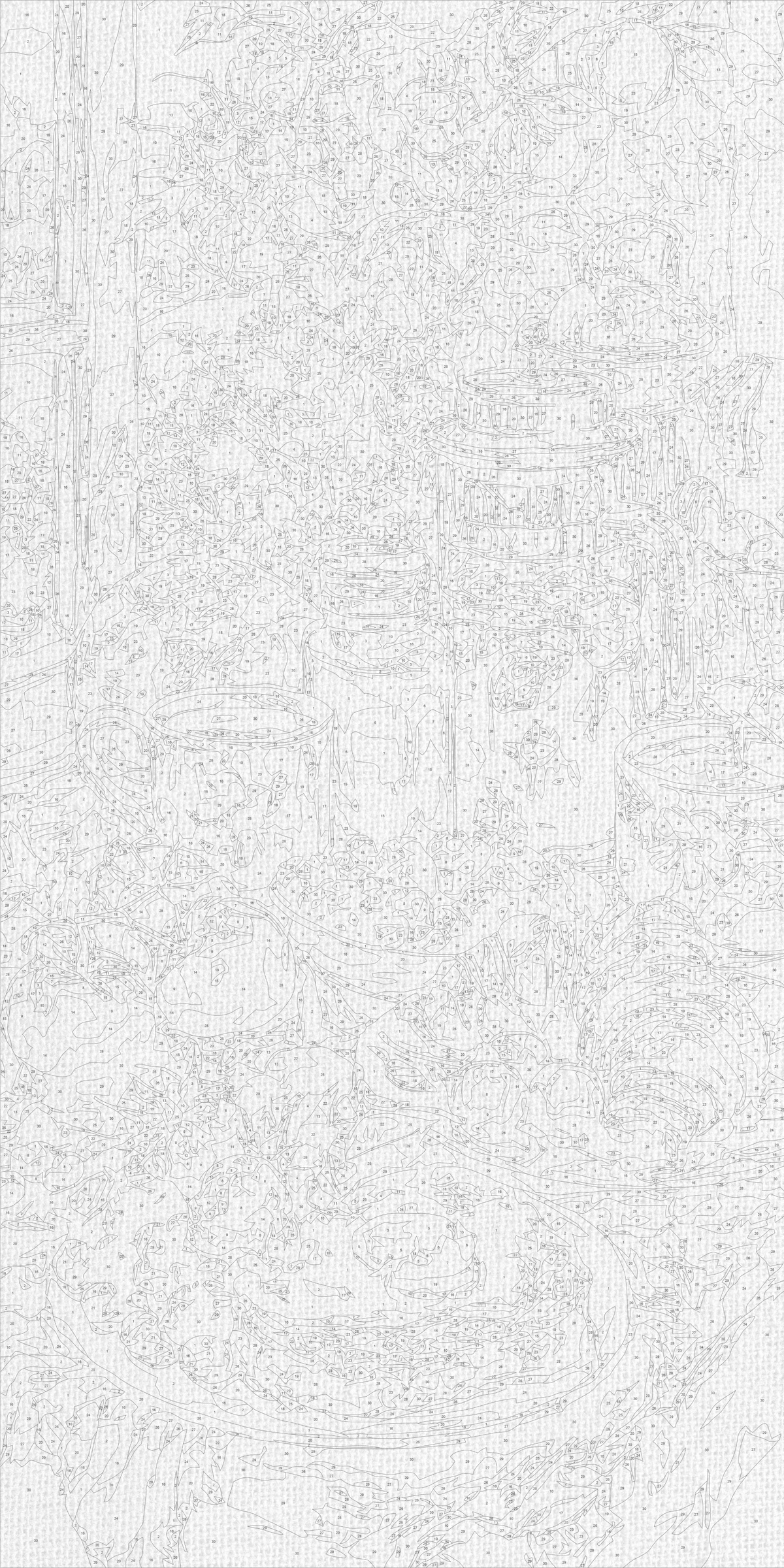 Pictură pe numere pe șasiu 40×80 cm – Mic dejun în grădină – Natură statică – LW 5255