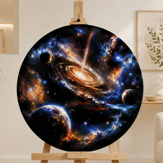 Pictură pe numere rotundă – în inima universului
